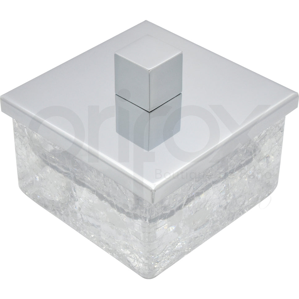 Porta Algodones Cristal