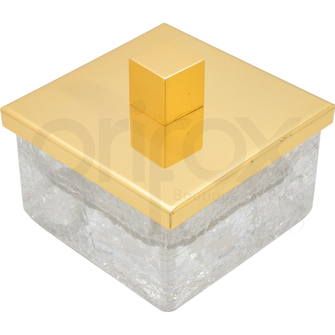 Porta Algodones Cristal