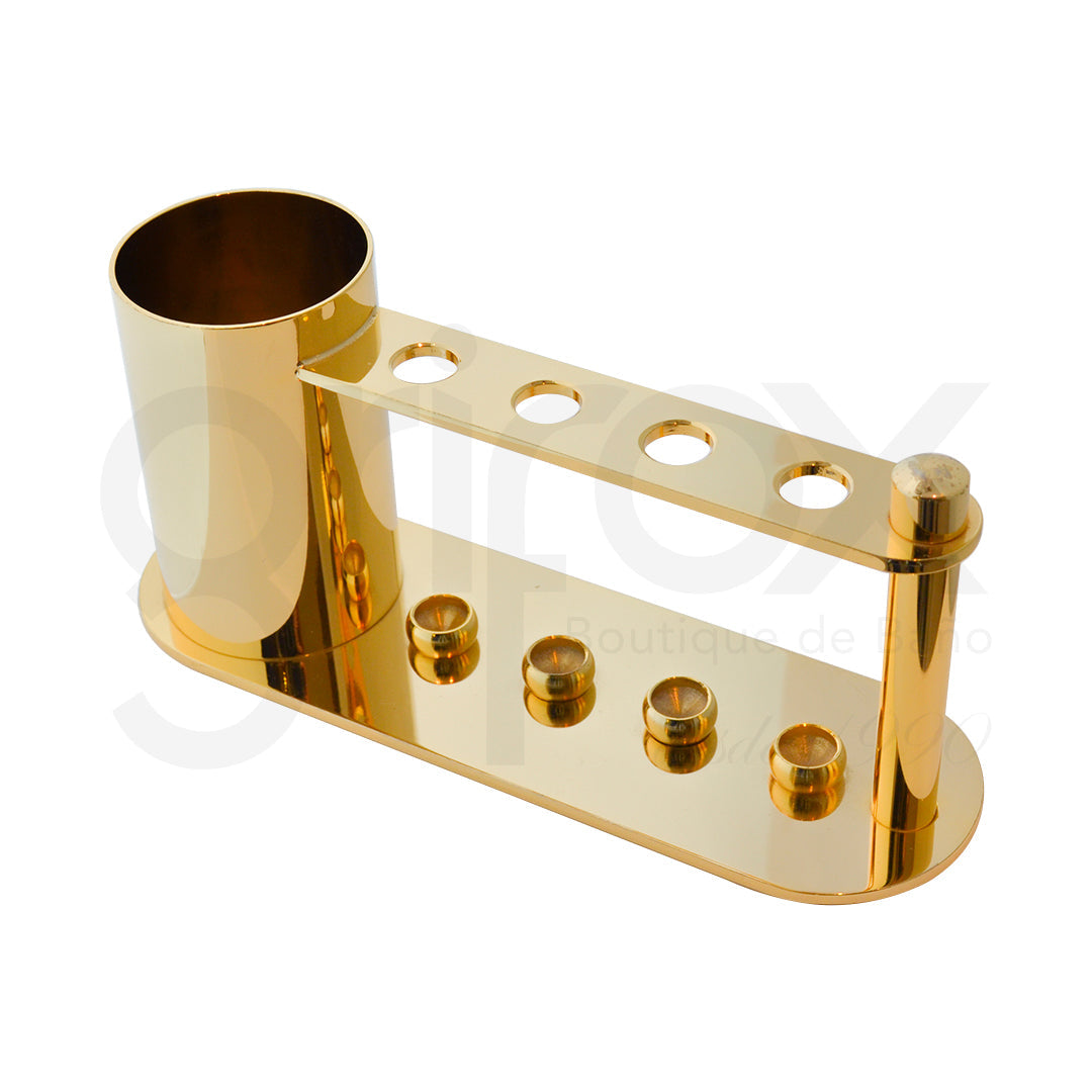 Portacepillos Pinceles Metal