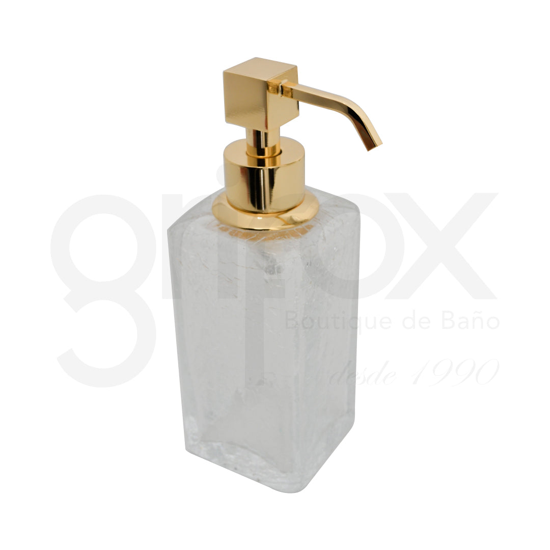 Dispensador De Jabon Cristal Craquelado