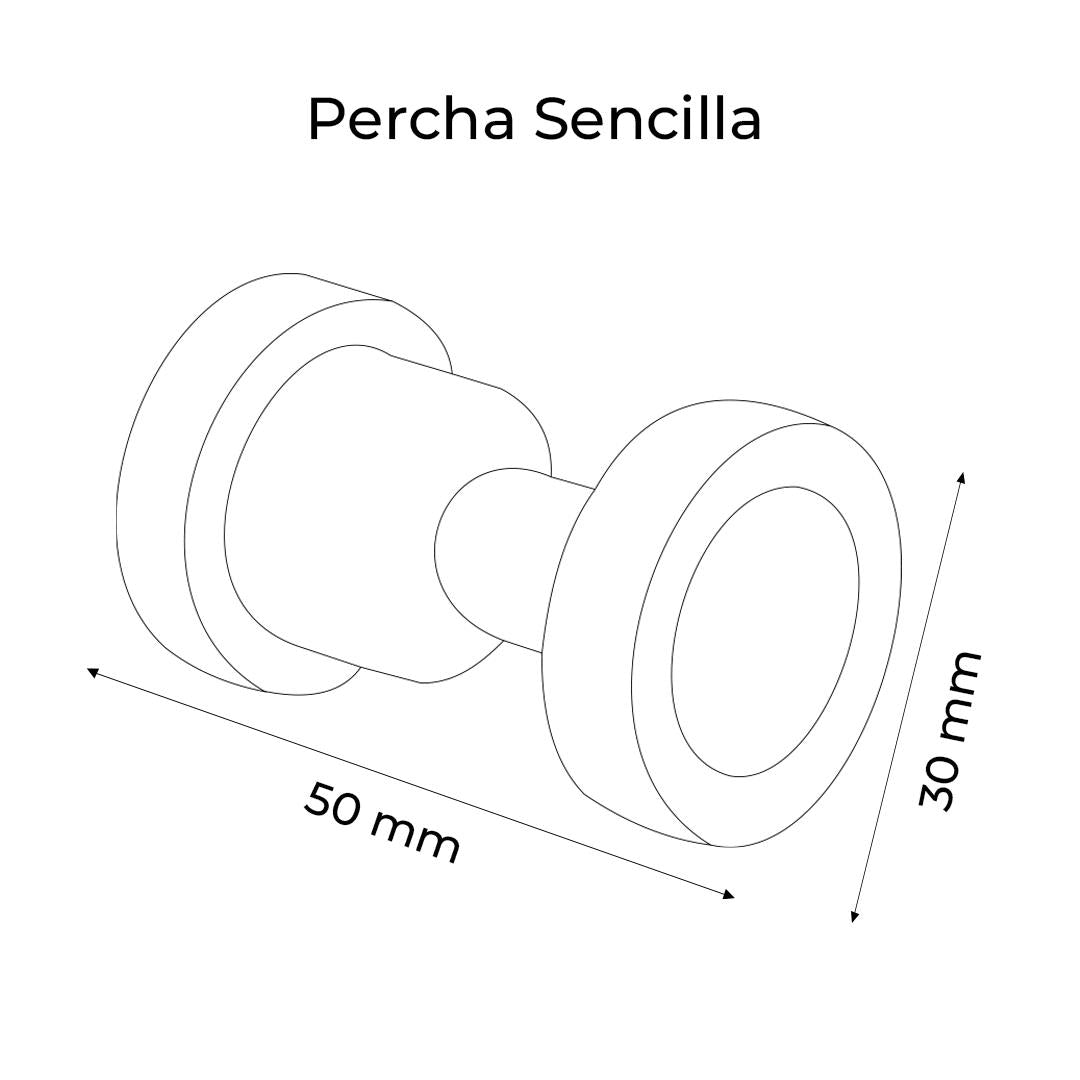 Percha Sencilla / Swarovski