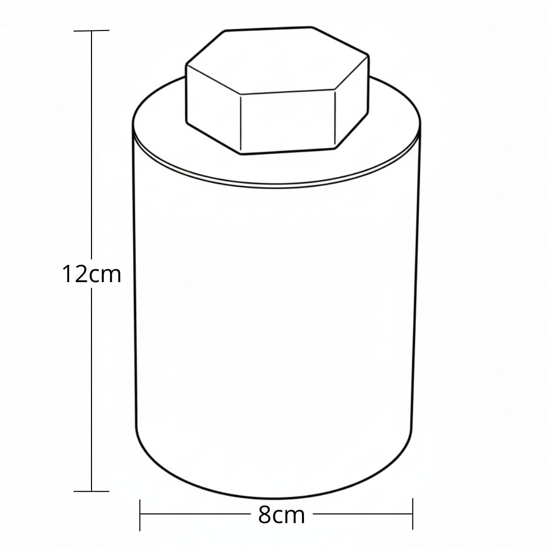 Porta algodones Geometric