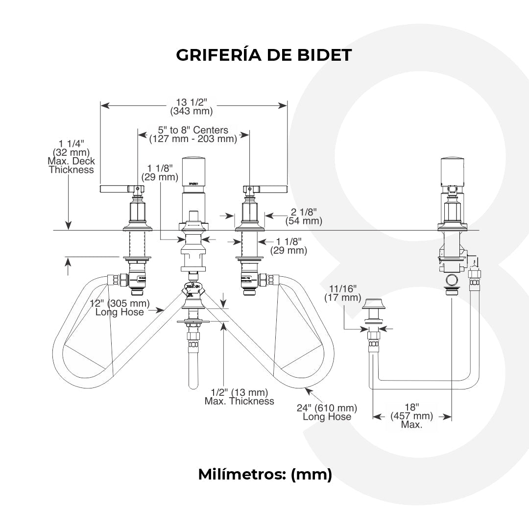 Grifería Para Bidet