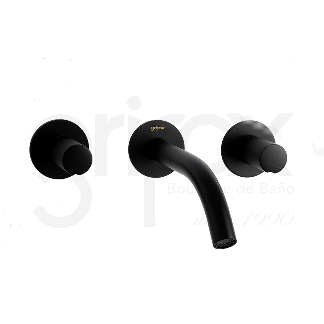 Griferia De Pared 8" Negro