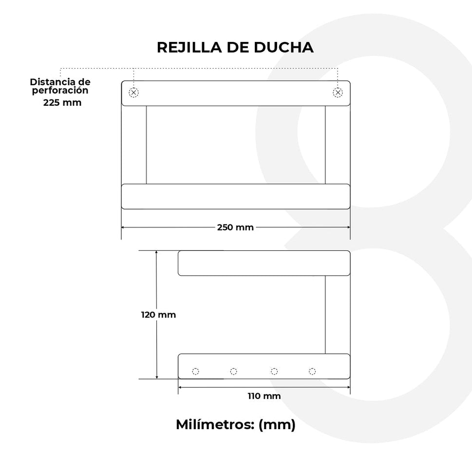 Rejilla De Ducha Sencilla