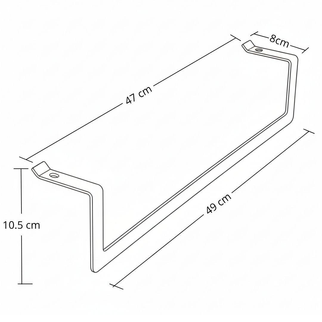 Toallero Barra Para Lavamanos Blend 55Cm