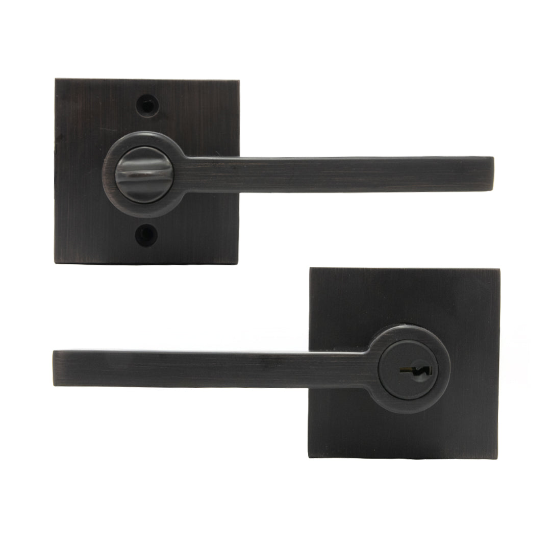 Cerradura Alcoba Roseta Cuadrada Square