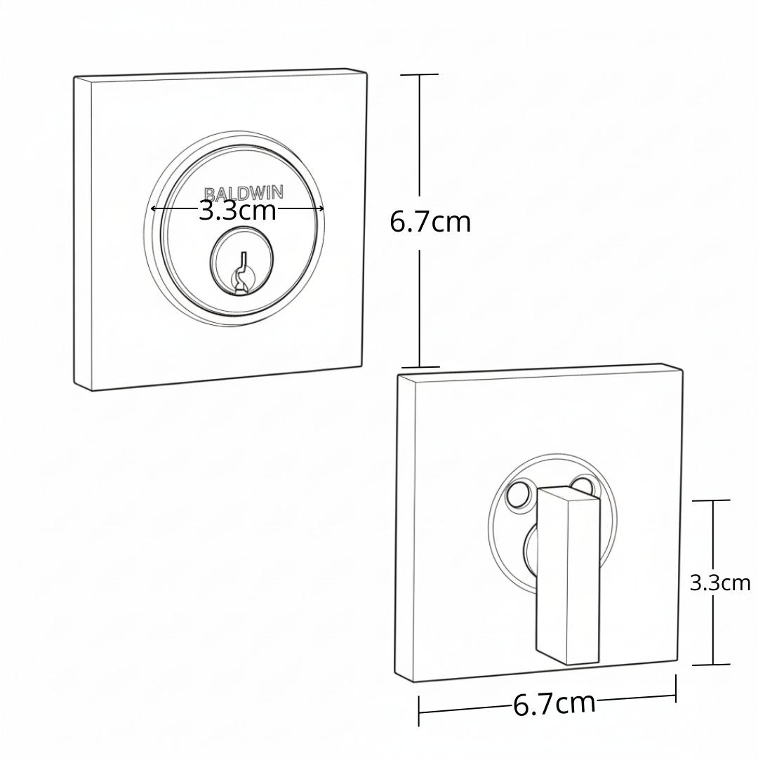 Cerrojo Llave Mariposa