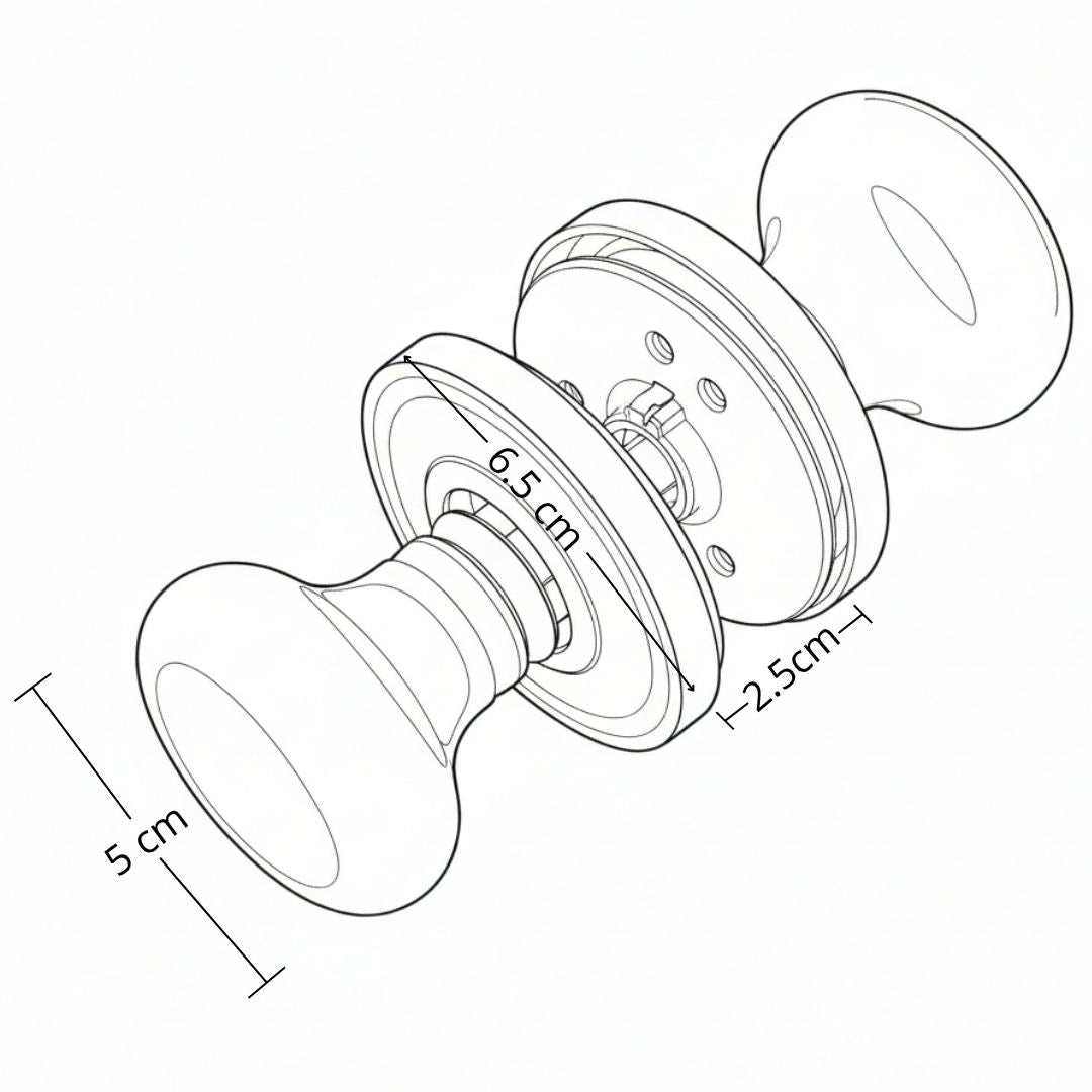 Cerradura Dummy Plana