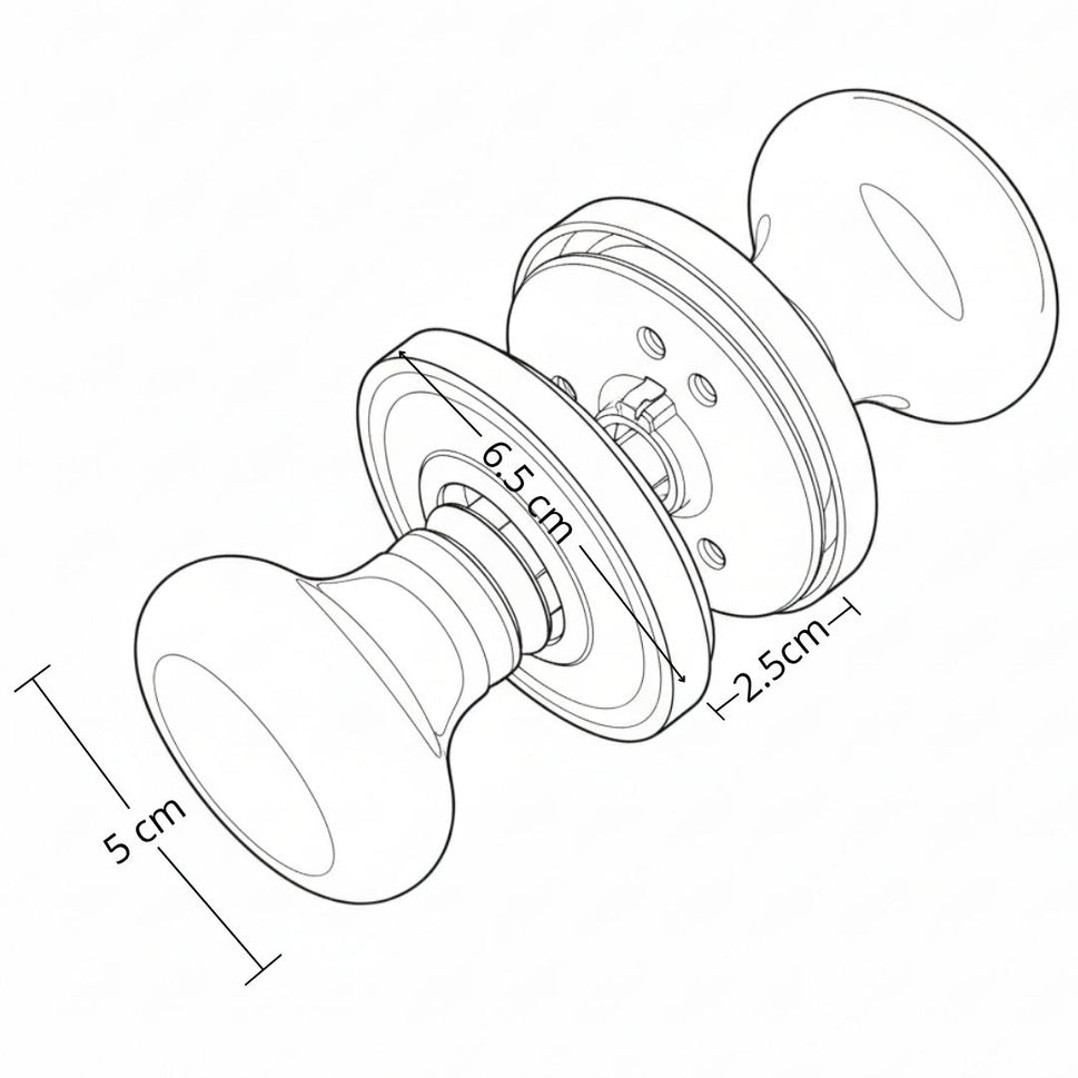 Cerradura Dummy Plana