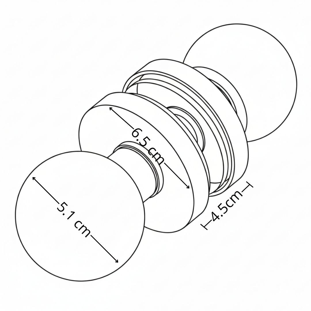 Cerradura Pomo Dummy