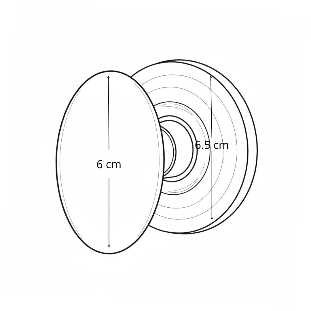 Cerradura Pomo Huevo Dummy