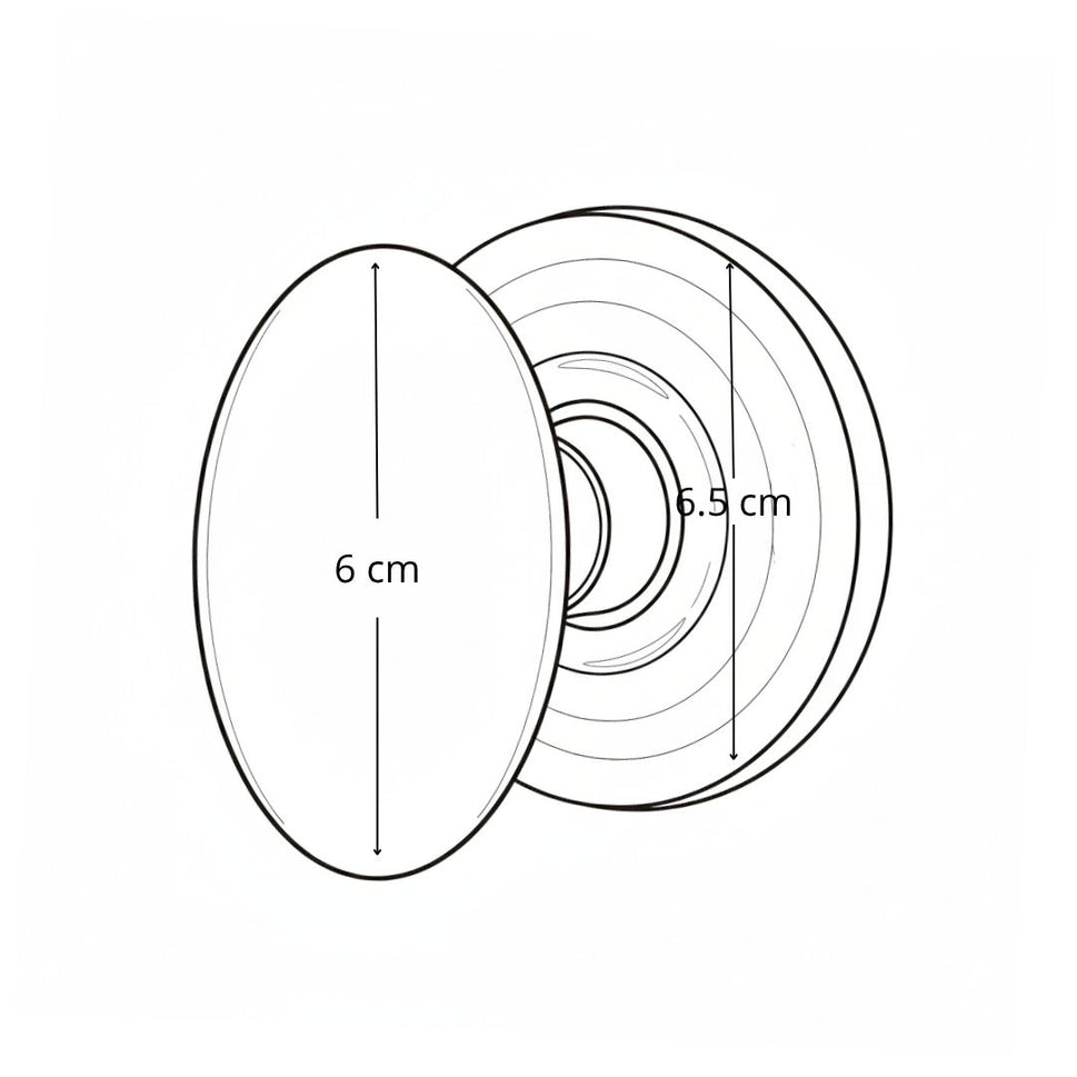 Cerradura Pomo Huevo Dummy