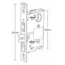 Cambiar a la imagen Mecanismo Cerradura Entrada Principal Sin Cilindro Sin Lengueta 2