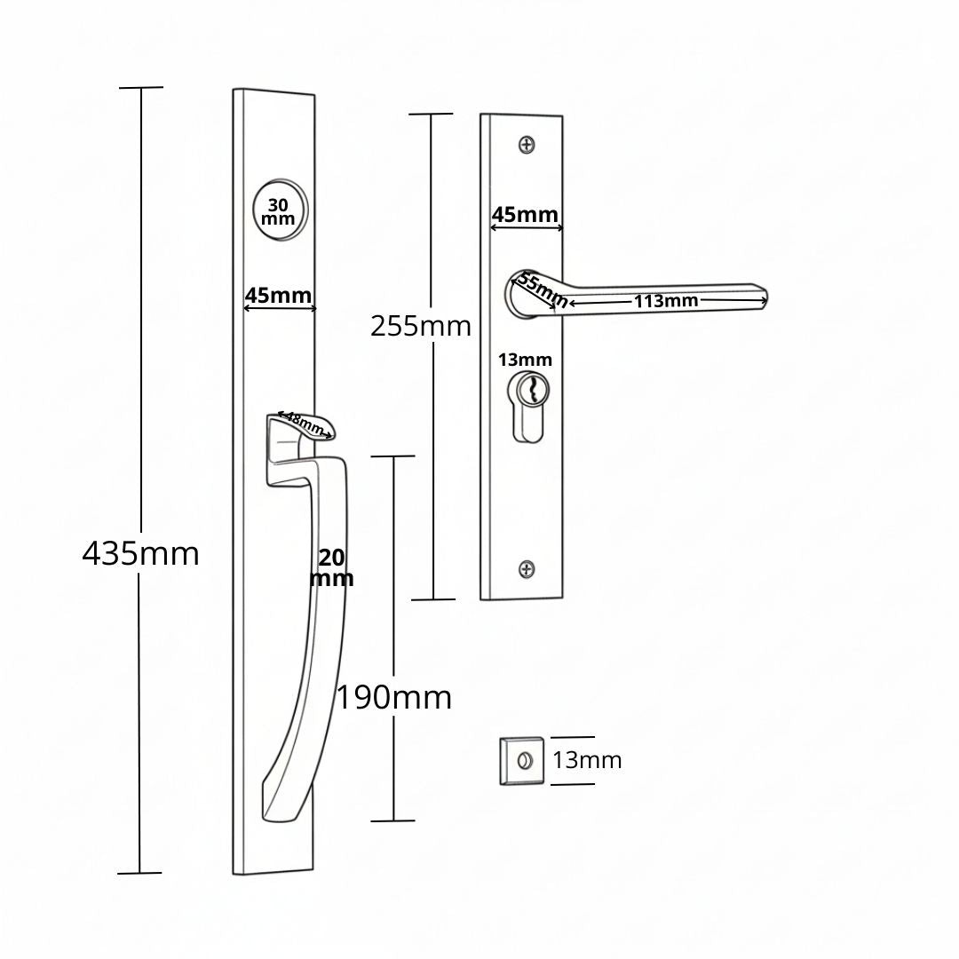 Placas Entrada Principal Lakeshore