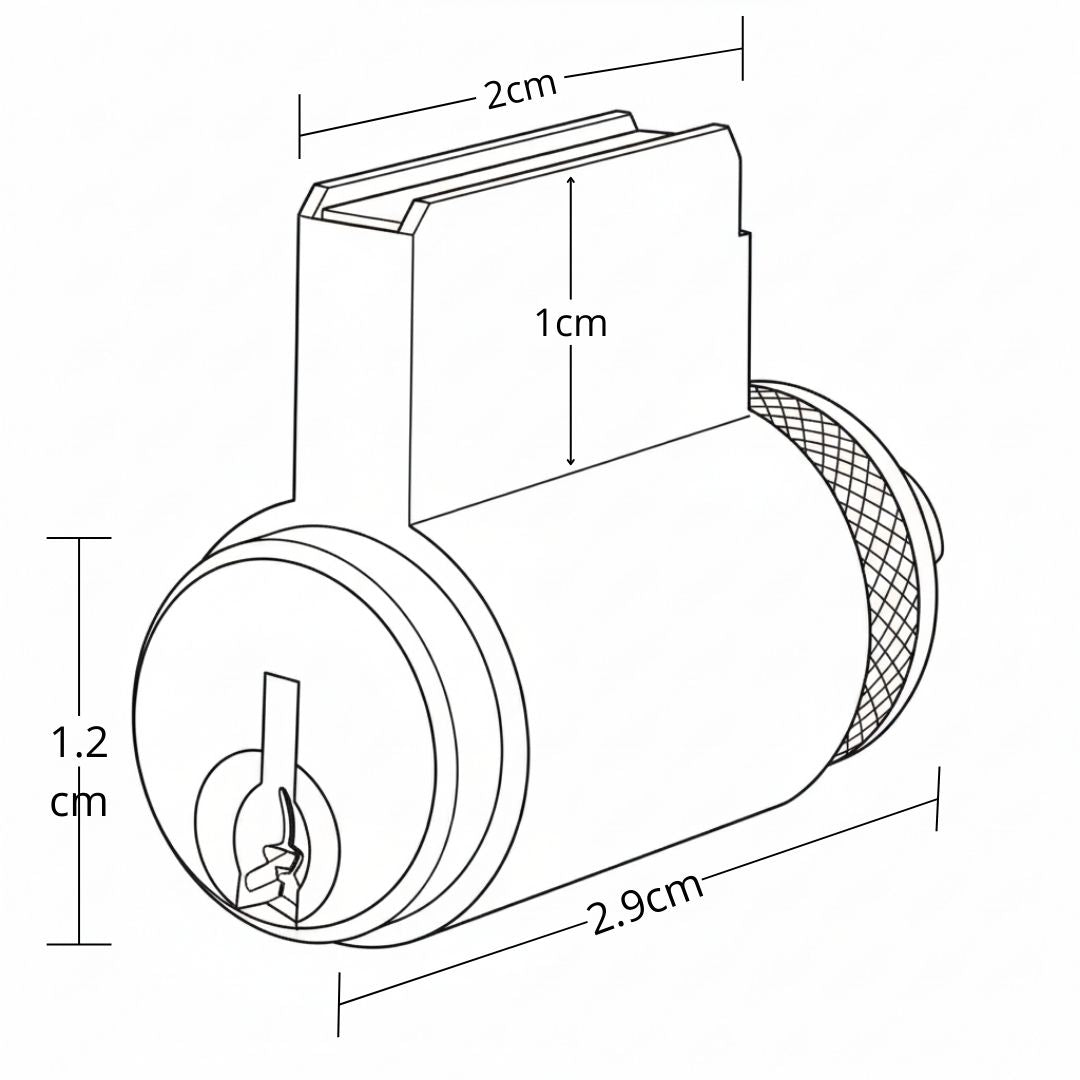 Cilindro Cerradura Interna