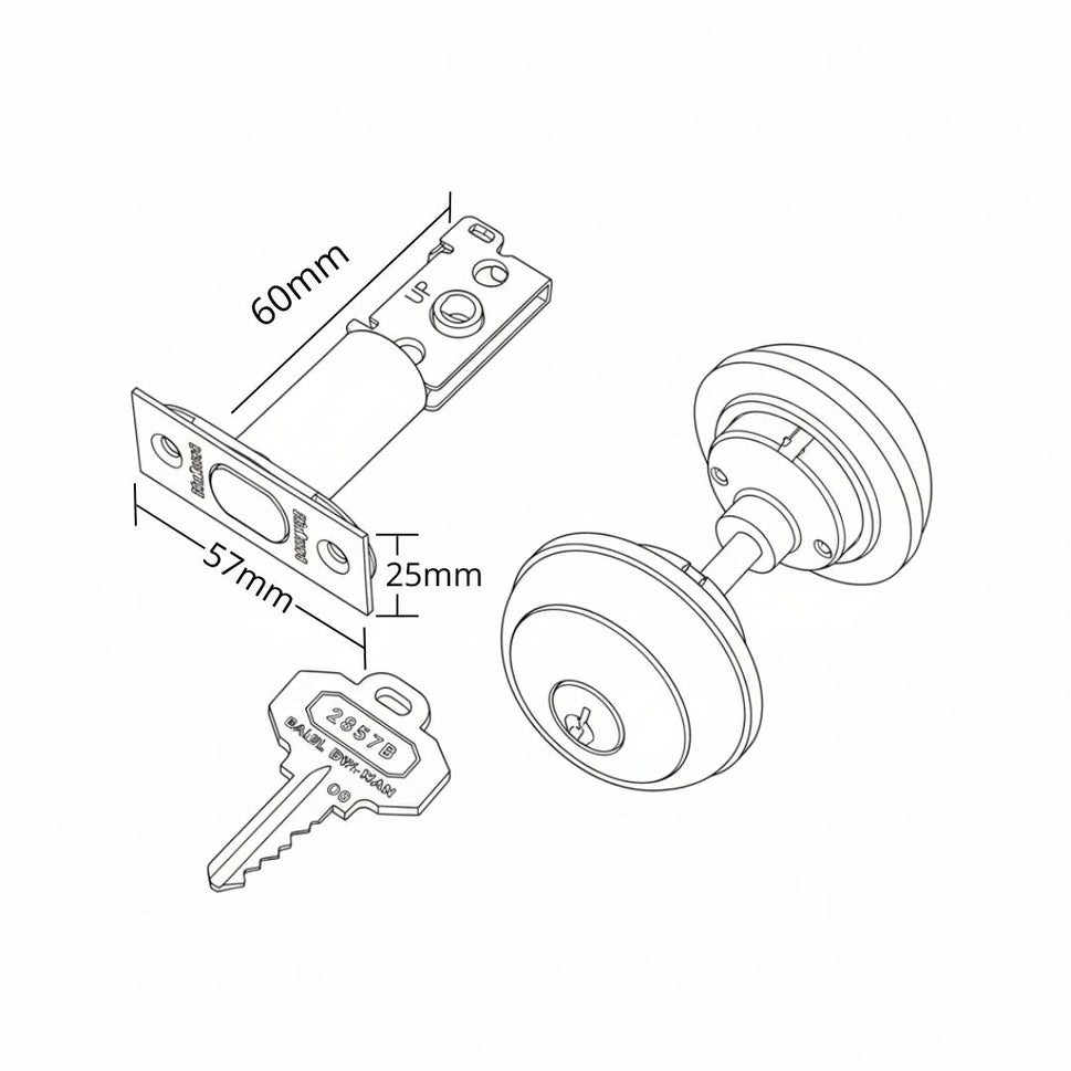 Cerrojo Doble Cilindro