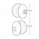 Cambiar a la imagen Cerradura Pomo Huevo Alcoba Elipse 3