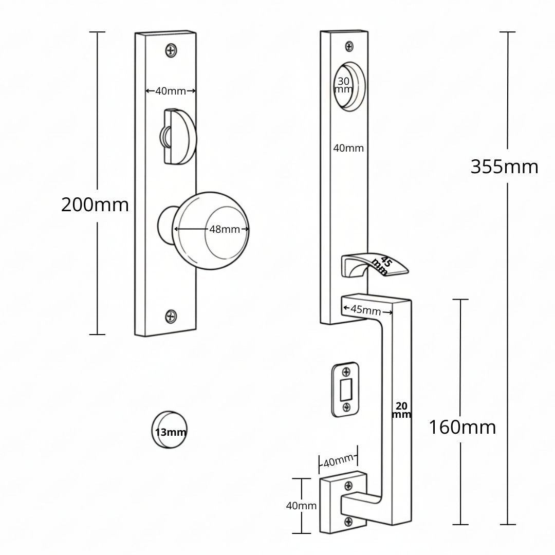 Cerradura Dummy New York