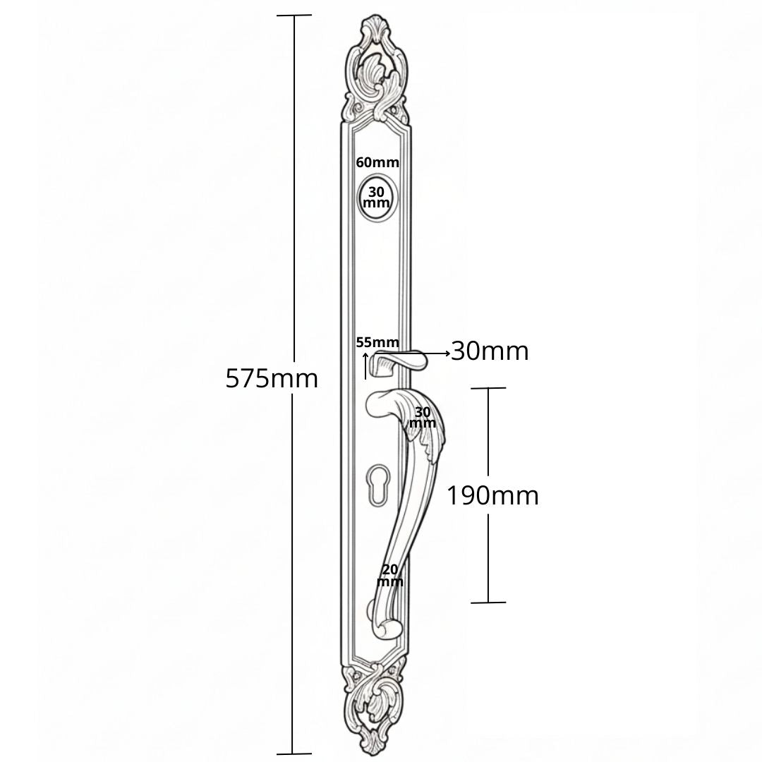 Cerradura Dummy Derecha Victoria