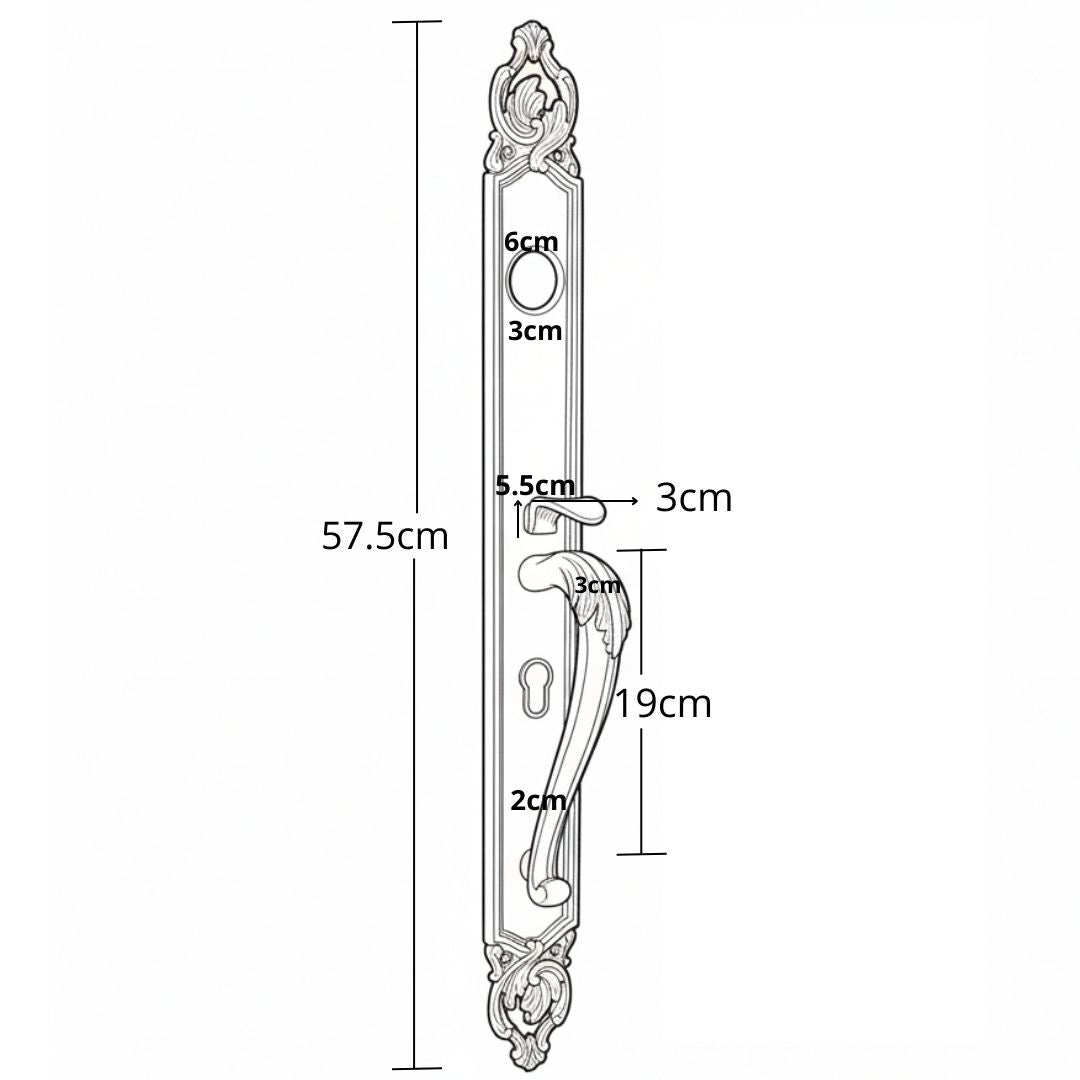 Cerradura Dummy Derecha Victoria
