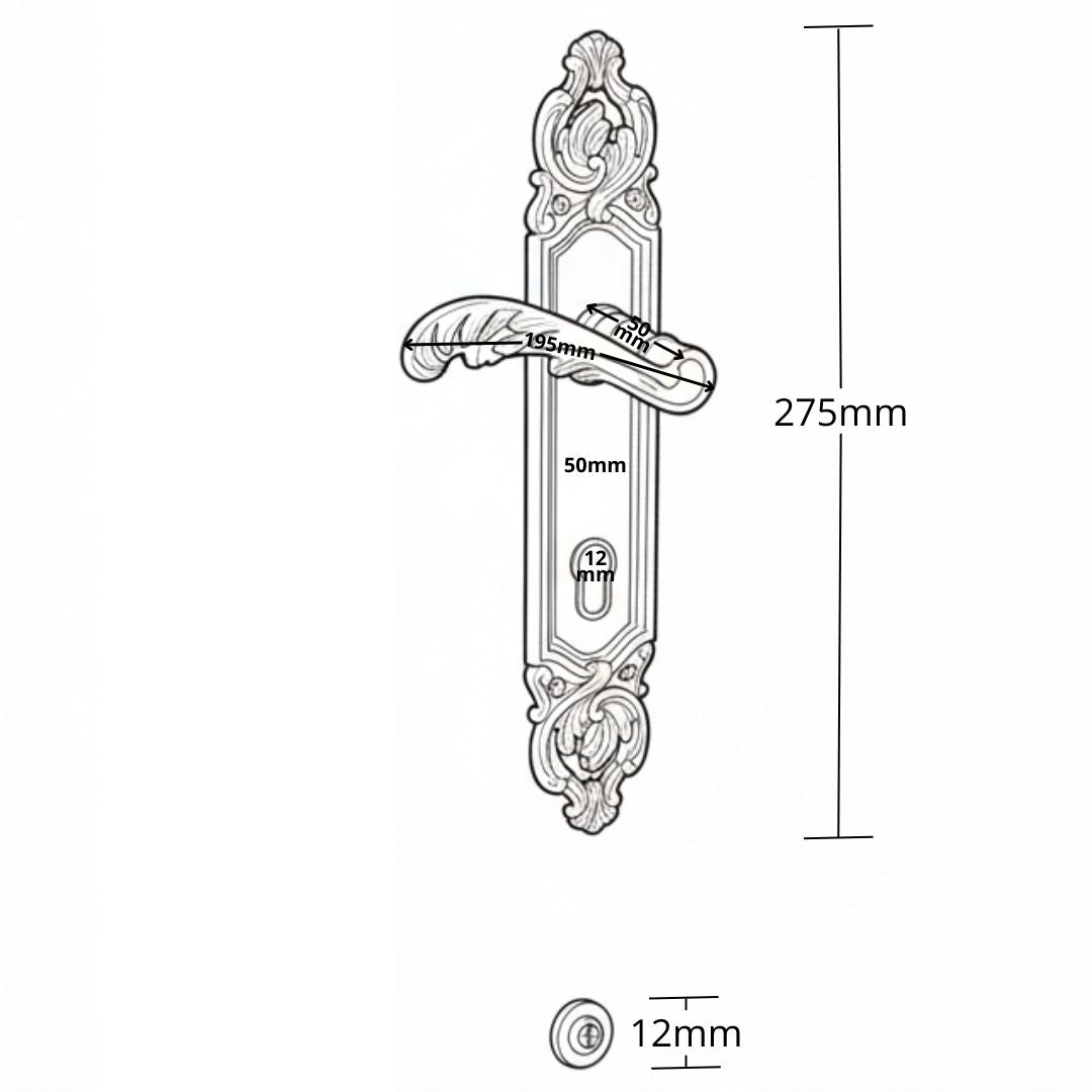 Cerradura Dummy Derecha Victoria
