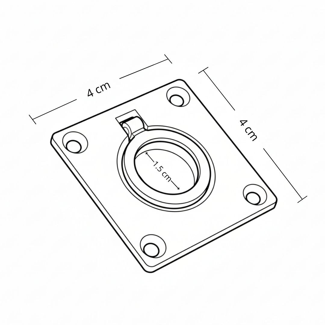 Tirador De Anilla 4 X 4