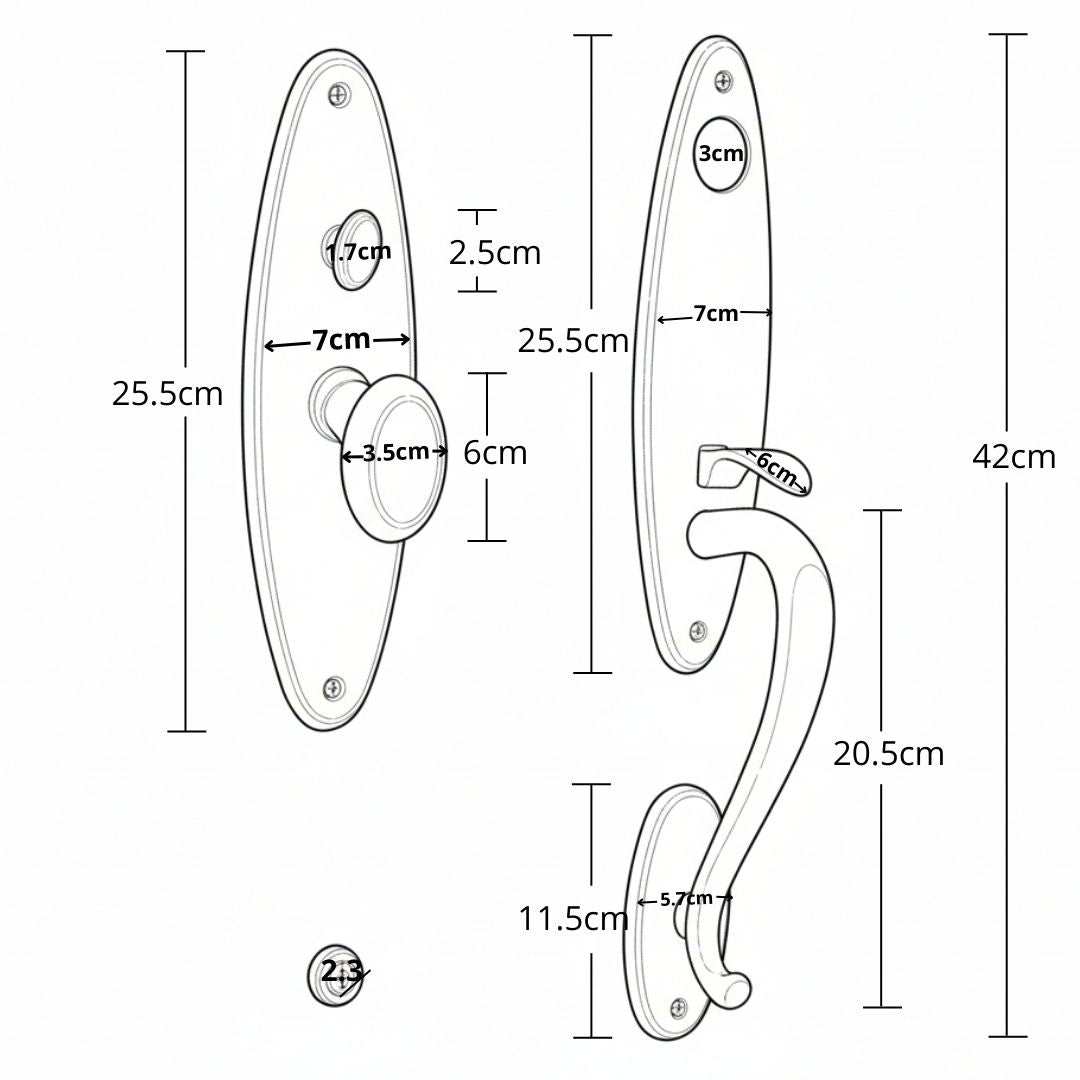 Cerradura Entrada Principal Sprinfield