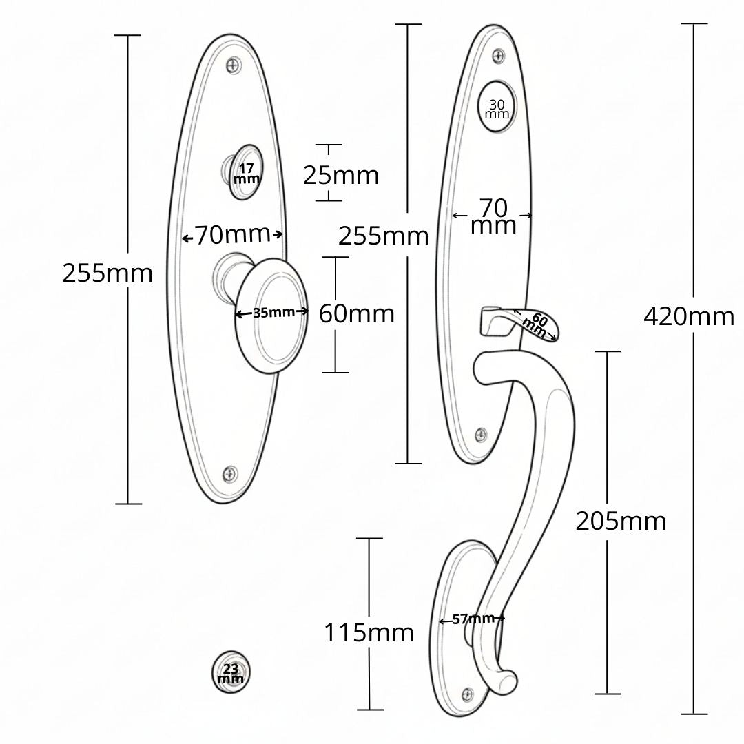 Cerradura Entrada Principal Sprinfield