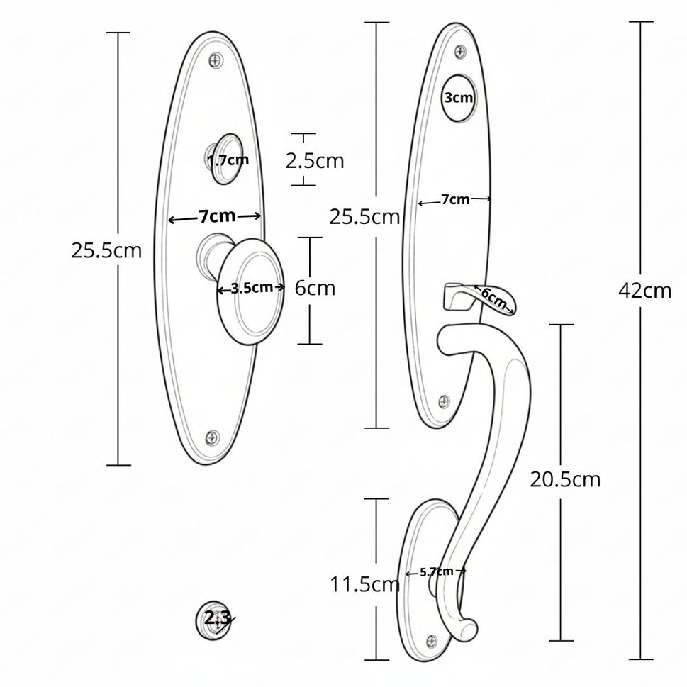 Cerradura Entrada Principal Sprinfield