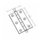 Cambiar a la imagen Bisagra Para Mueble 2.5" X 1.7" 2