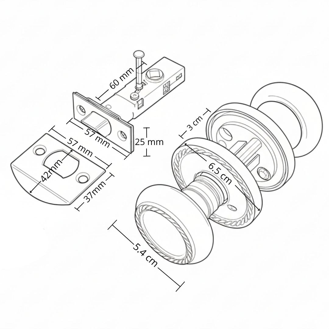 Cerradura Pomo De Privacidad