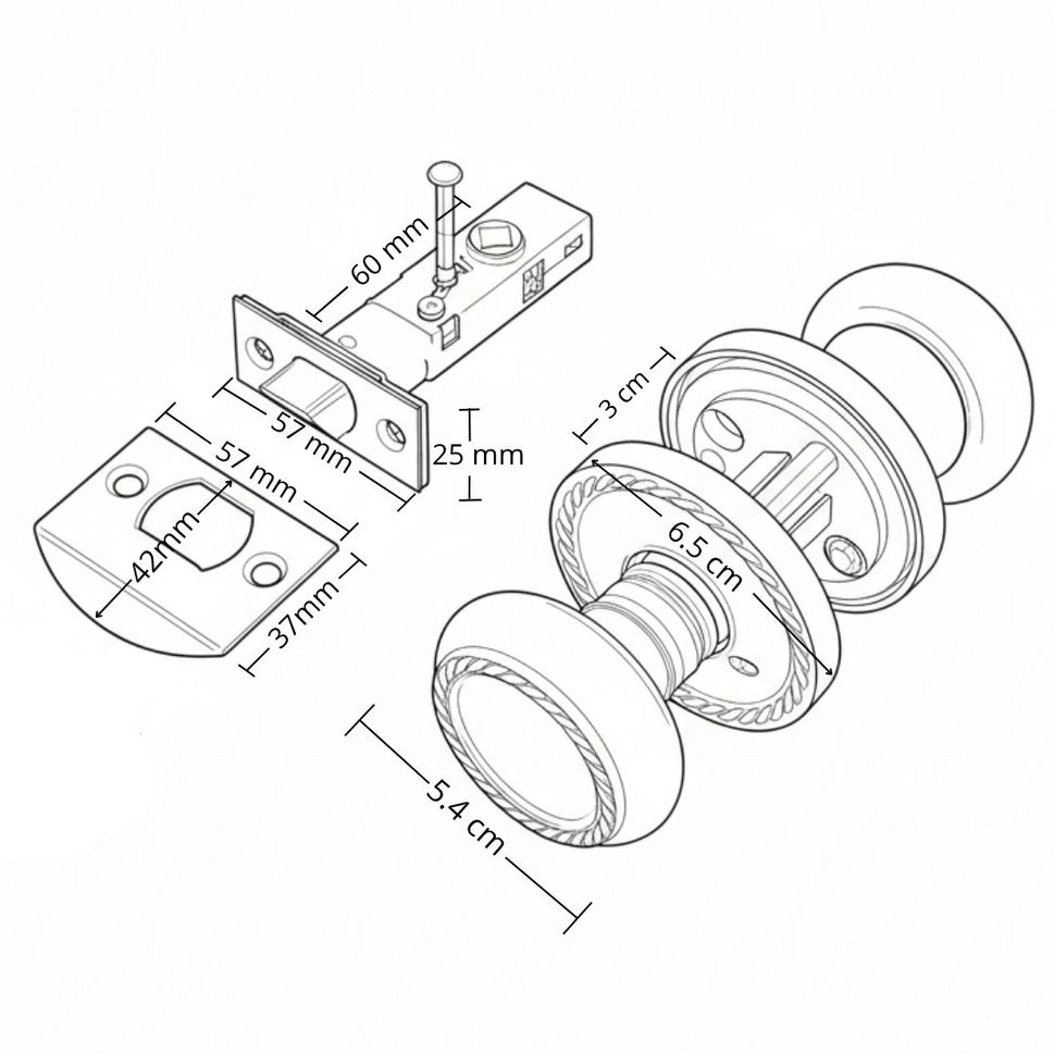 Cerradura Pomo De Privacidad