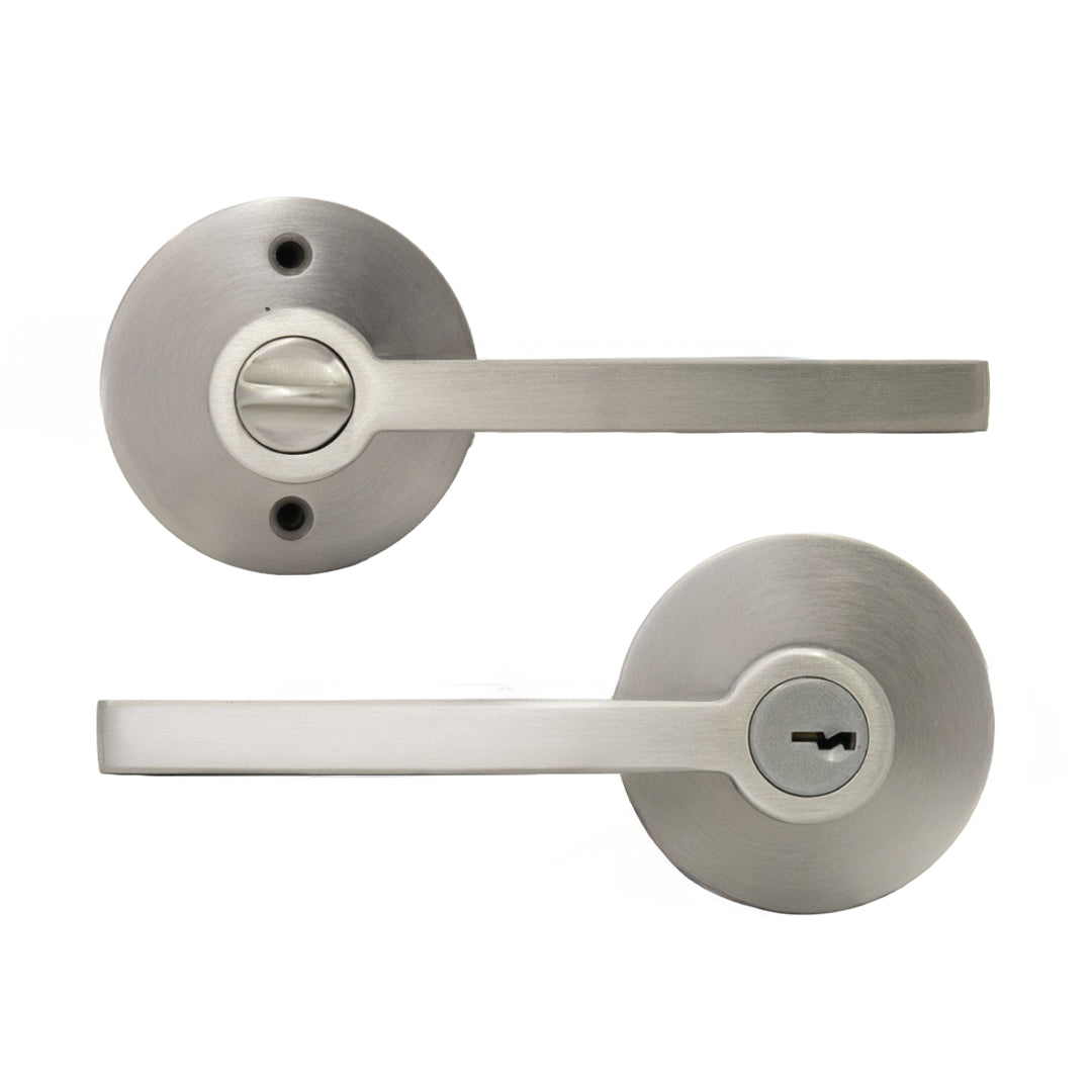 Cerradura Alcoba Manija Plana Roseta Redonda Square