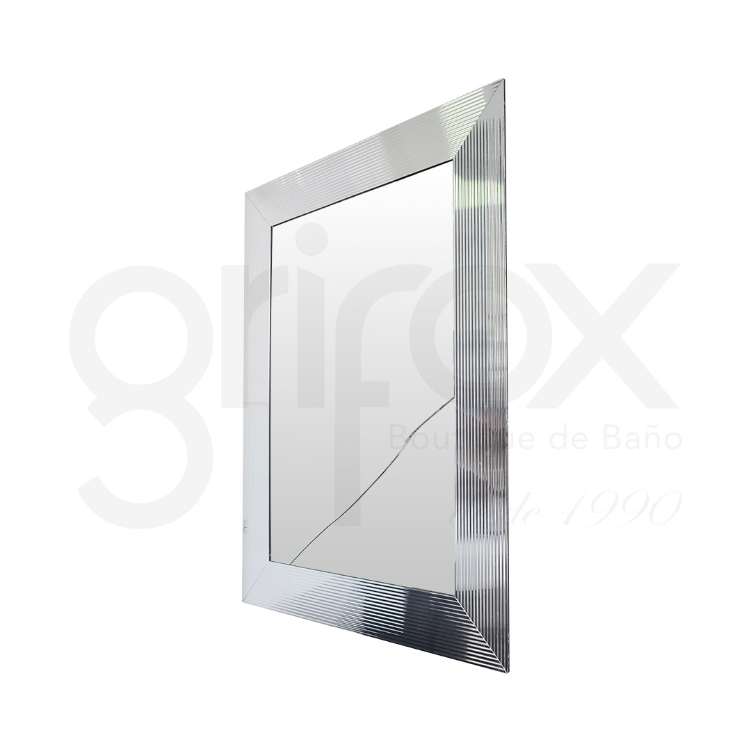 Espejo Rect. Rayas/Wall Mirror