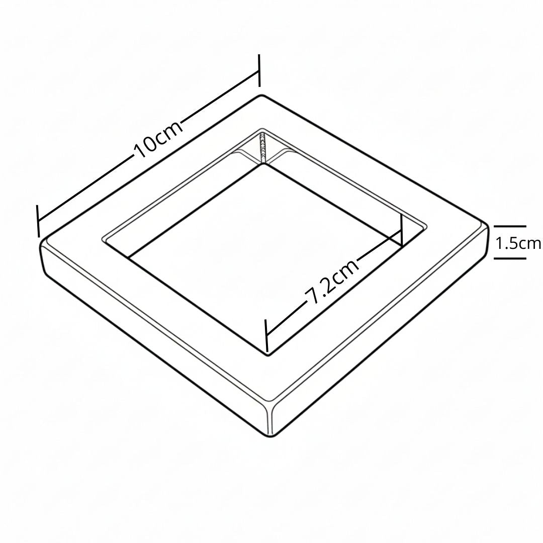 Base Sin Vidrio Para Portacepillos