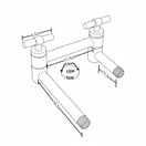 Cambiar a la imagen Tubo A Pared O A Techo 16" Oro Litze 3