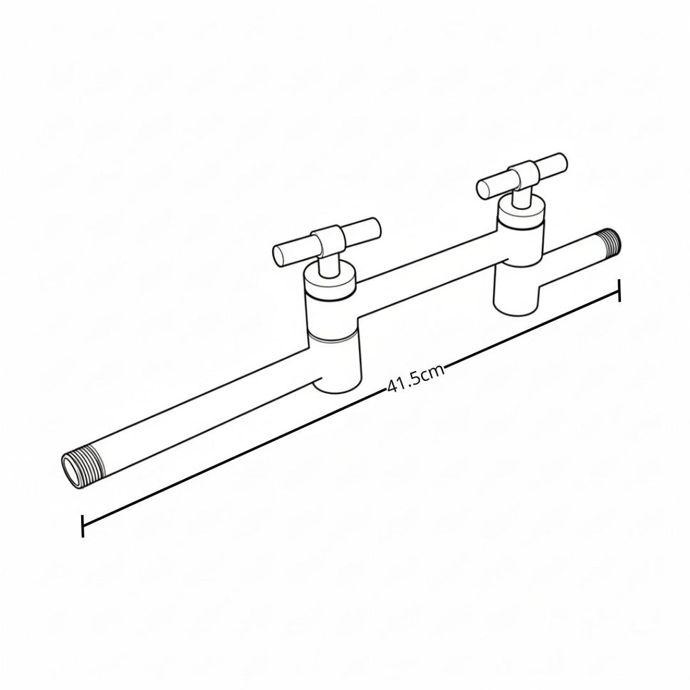 Tubo A Pared O A Techo 16" Oro Litze