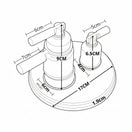 Cambiar a la imagen Mezclador De Ducha Termostatico 3 Salidas 6Funciones 2