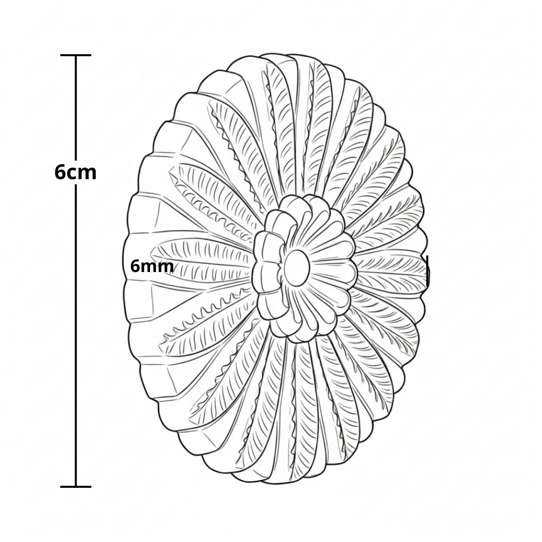 Roseton 7Cm   Bruselas