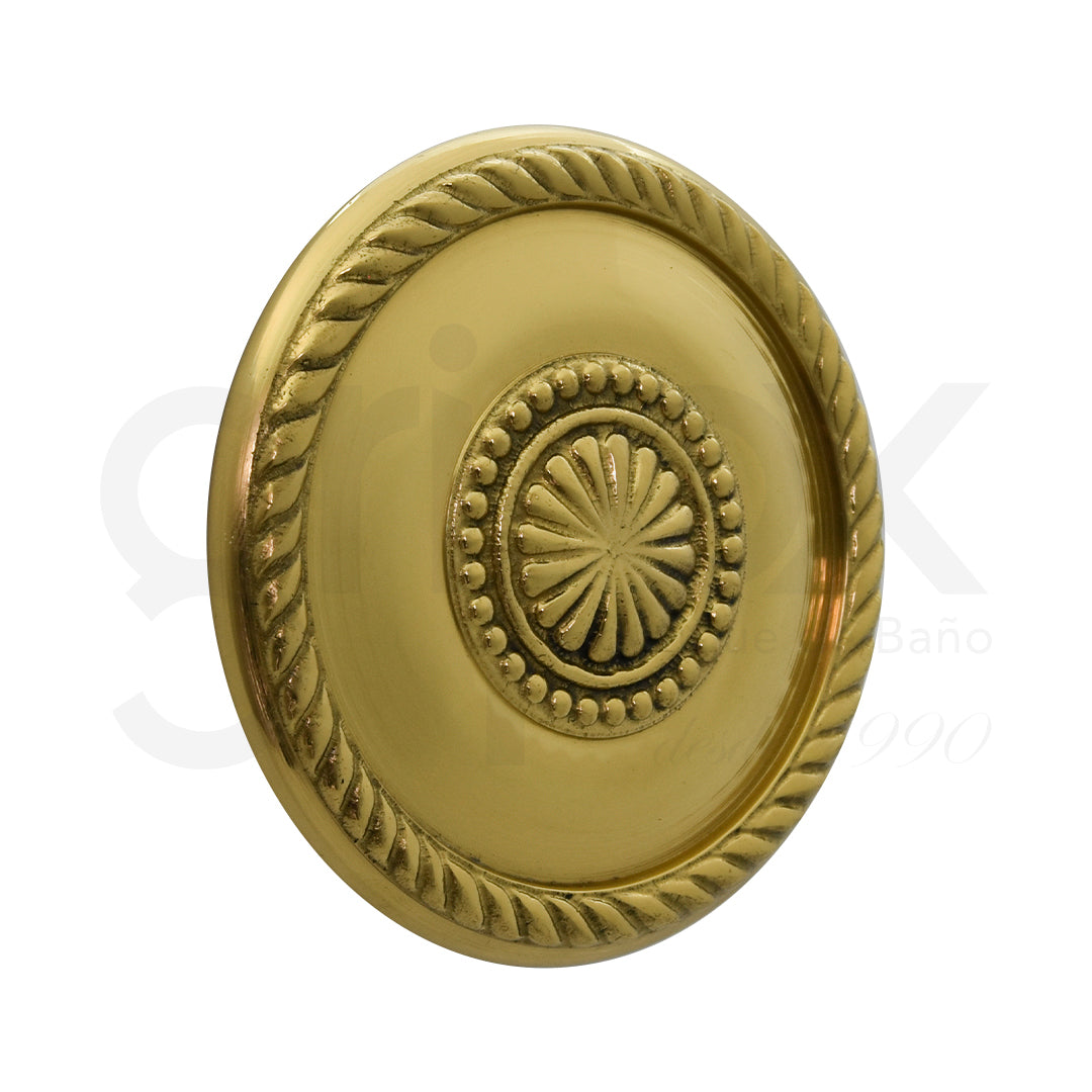 Roseton Milano 8Cm Grande Dorado