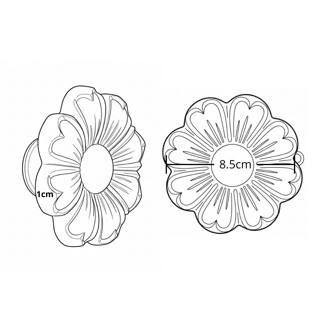 Roseton Marbella 8Cm Grande