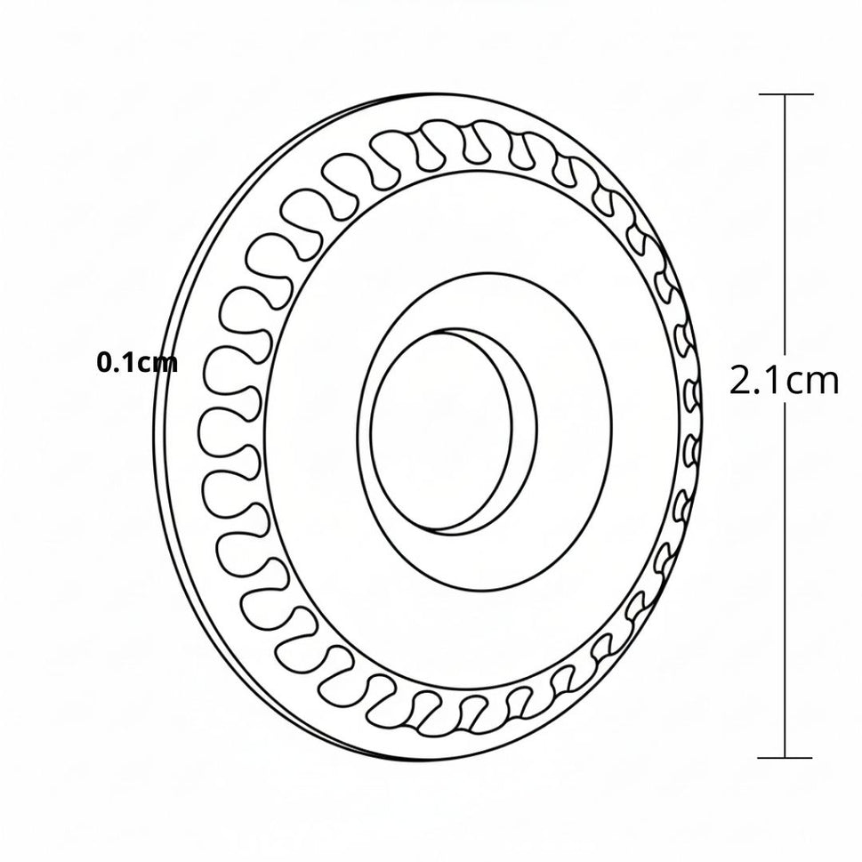Placa Base Para Boton Oscuro