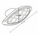 Cambiar a la imagen Boton 69Mm Plata Decorado Cosmopolitan 2