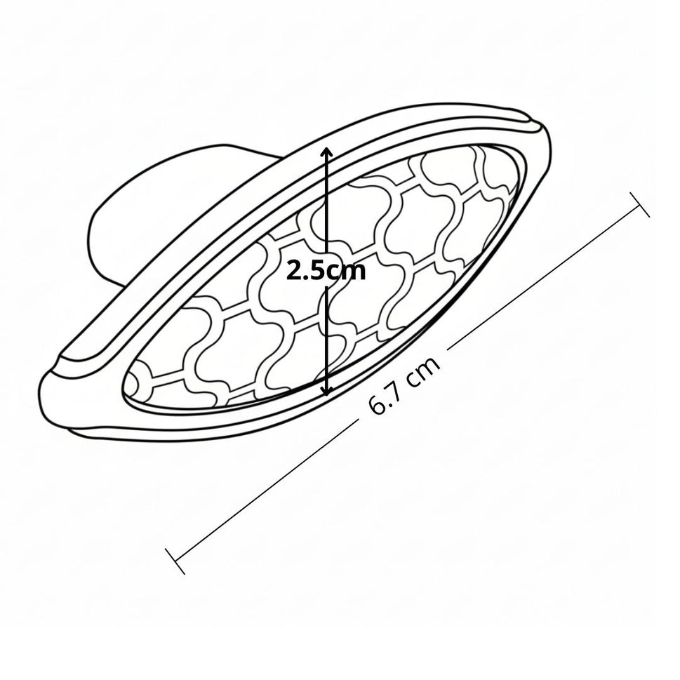 Boton 69Mm Plata Decorado Cosmopolitan