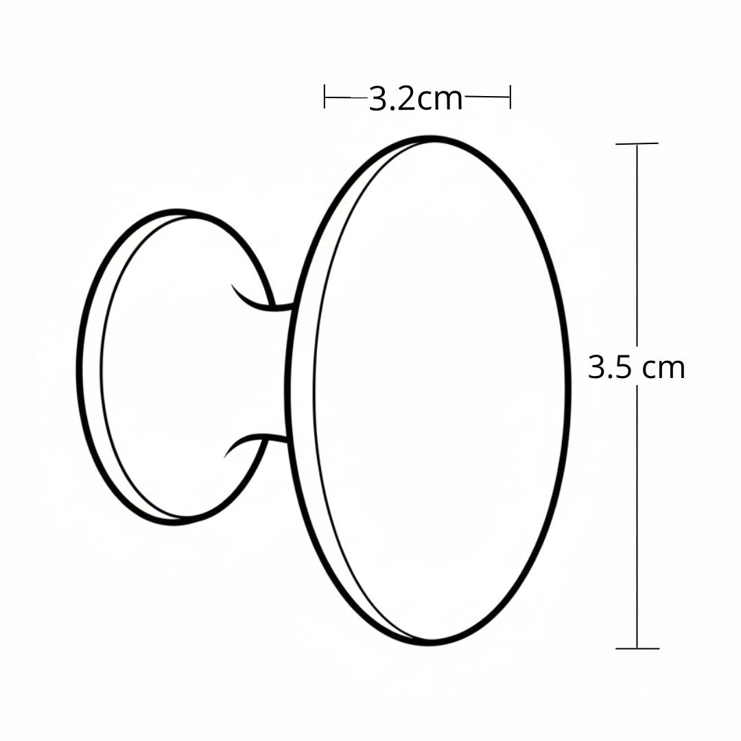 Boton Huevo 40Mm  Ttone Antico