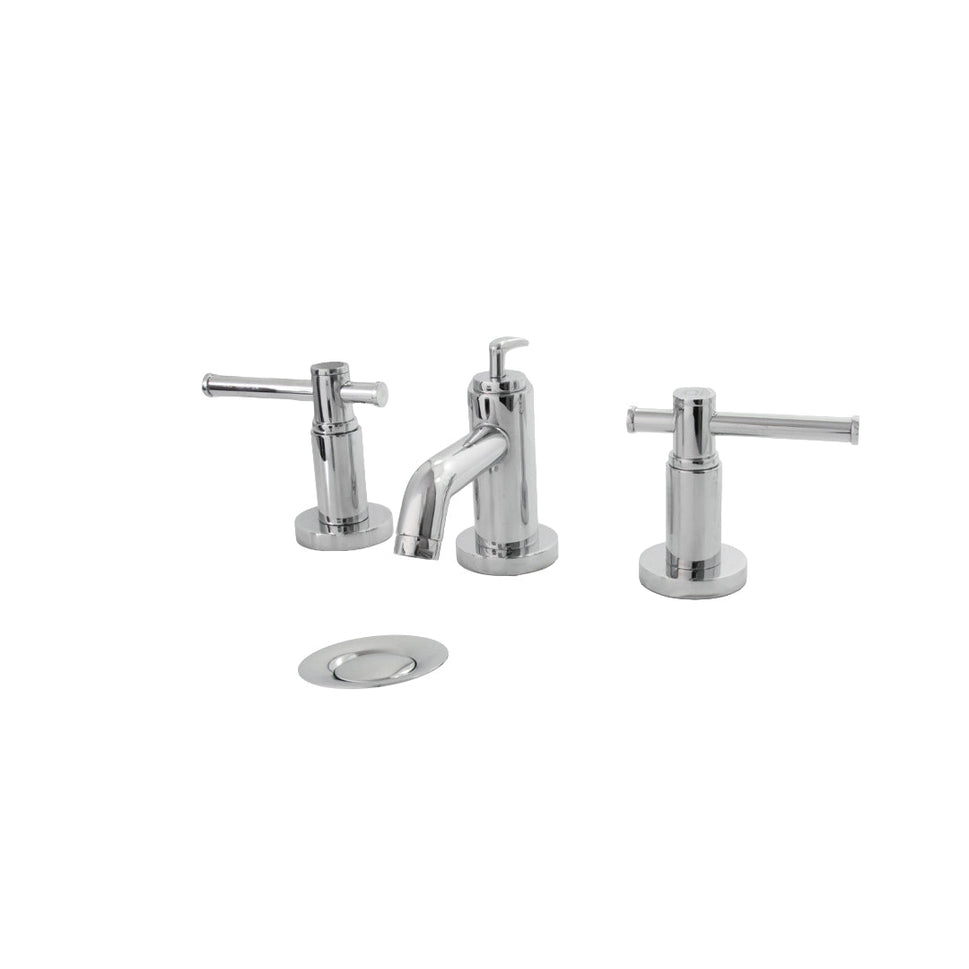 Griferia Lavamanos 8" Mandos Palanca