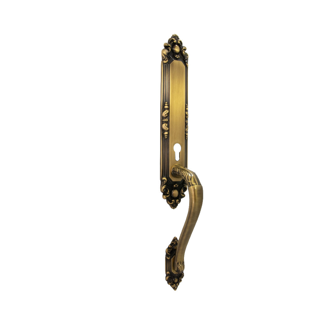 Manijon Rococo Con Placa Dummy Dorado