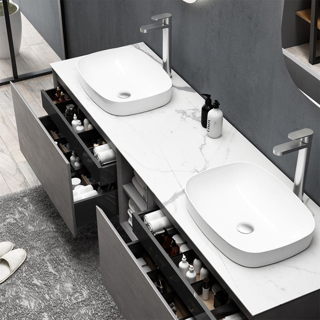 Mueble Bajo Doble Poceta Lyon
