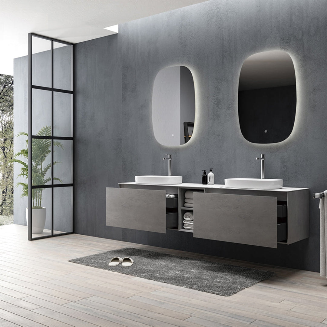 Mueble Bajo Doble Poceta Lyon